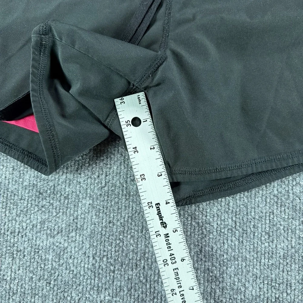 Nike Dri-FIT Running Shorts Womens Sml Black‎ Pink Athletic Gym 3in Comfy Summer